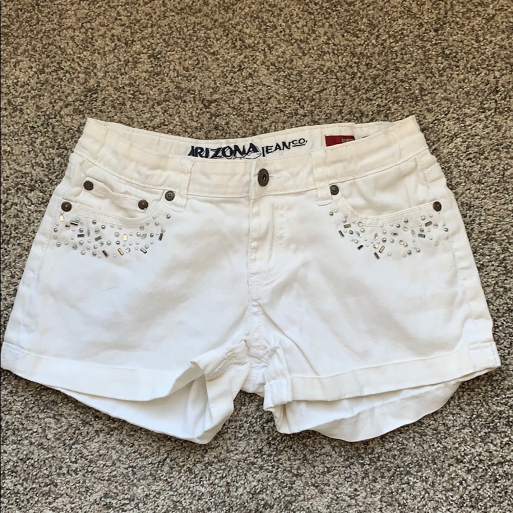 white shorts